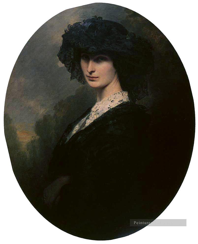 Jadwiga Potocka Comtesse Branicka portrait royauté Franz Xaver Winterhalter Peintures à l'huile